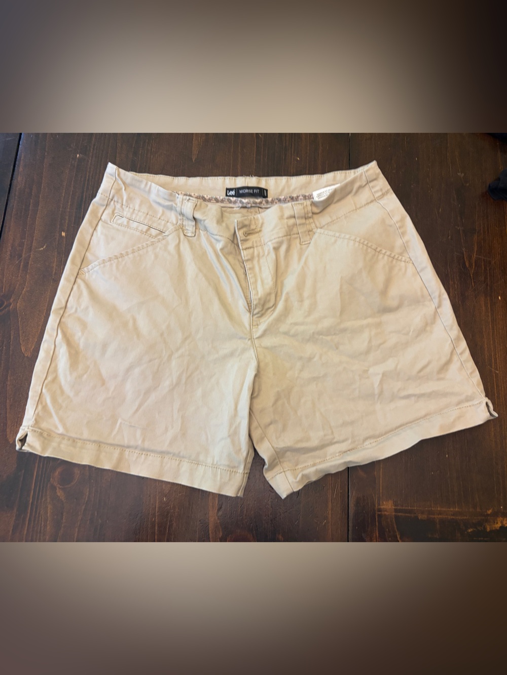 Lee Tan Khaki Women's Shorts, Size 10